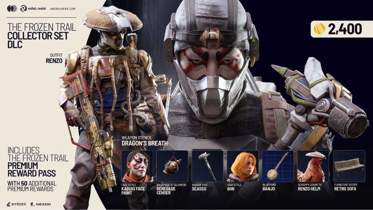 Arc Raiders Frozen Trail Collector pack DLC