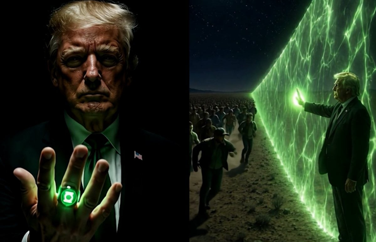 Donald Trump Green Lantern