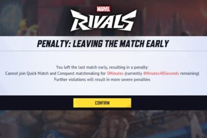 Marvel Rivals Leavers penalty