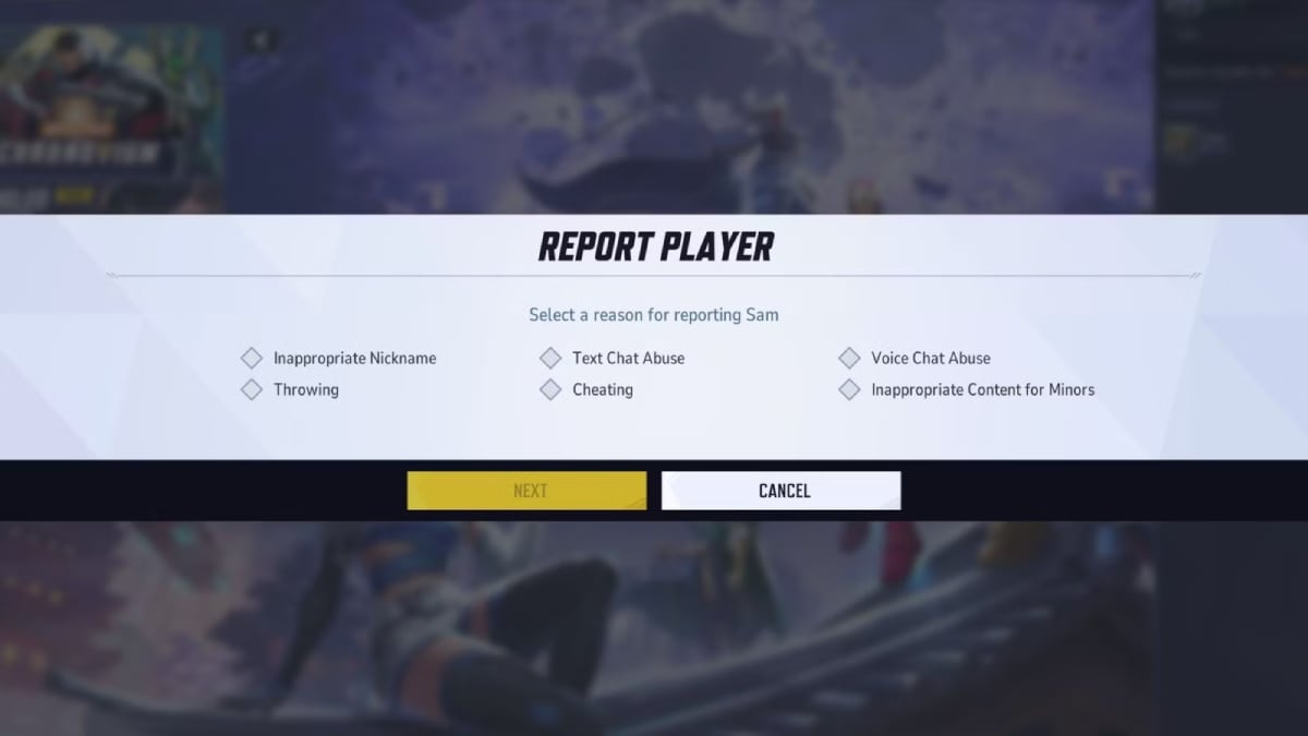 Marvel Rivals New reporting system