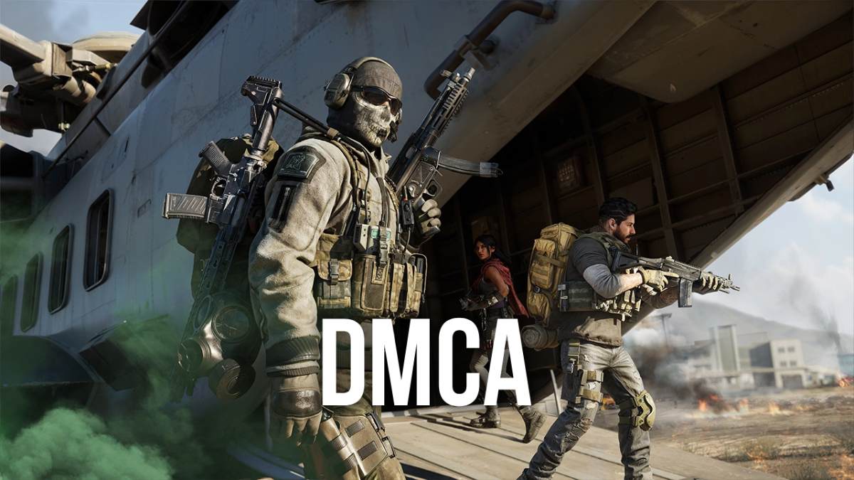 Call of duty on a browser DMCA notice